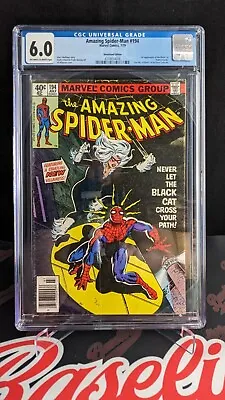 Buy The Amazing Spider-Man #194 CGC 6.0 Newsstand Edition 1st Apperance Black Cat • 144.31£