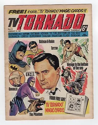 Buy 1967 Tv Tornado #2 Batman, Superman, Flash Gordon, Tarzan, Phantom Key Rare Uk • 280.32£
