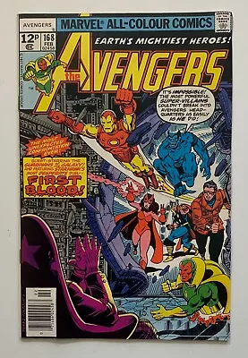 Buy Avengers #168 (Marvel 1978) FN+ Bronze Age Comic. • 11.21£