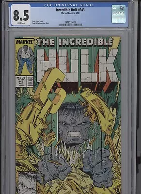 Buy The Incredible Hulk #343 CGC 8.5 White Pages • 23.70£