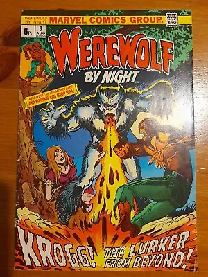 Buy Werewolf By Night #8 Aug 1973 VGC/FINE 5.0 1st Appearance Of Krogg, A Demon • 9.99£