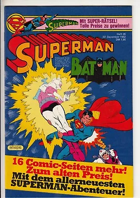 Buy Superman 1982 No. 26 (0-1/1) EXCELLENT CONDITION With Collectible Brand EHAPA • 9.54£