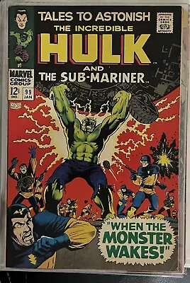 Buy Tales To Astonish #99 1967 Hulk & Sub- Mariner • 23.71£