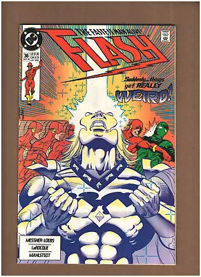 Buy Flash #36 DC Comics 1990 Wally West NM- 9.2 • 2.35£
