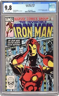 Buy Iron Man #170 CGC 9.8 1983 3901558002 • 347.79£