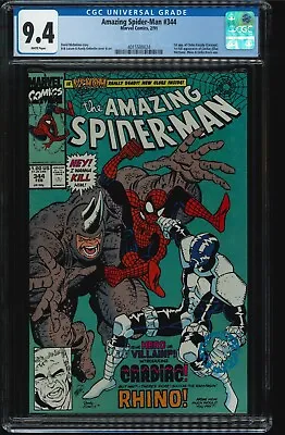 Buy Amazing Spider-Man #344 CGC 9.4 • 60.73£