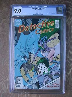 Buy Detective Comics   #570   CGC 9.0   Joker And Catwoman Appear • 79.92£