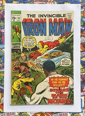 Buy IRON MAN #32 - DEC 1970 - 1st MECHANOID APPEARANCE! - FN (6.0) CENTS COPY! • 12.99£