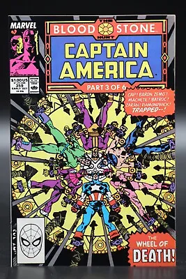 Buy Captain America (1968) #359 1st Print Baron Zemo 1st Cameo App Crossbones VF/NM • 8£