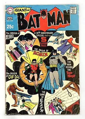 Buy Batman #213 GD+ 2.5 1969 • 15.84£