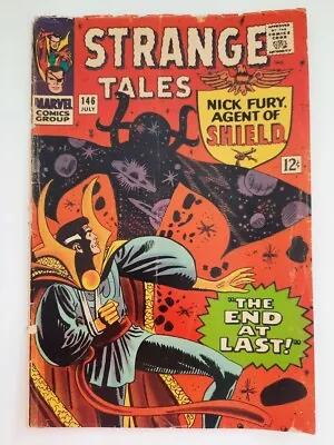 Buy Strange Tales #146  Doctor Strange Silver Age Marvel Comic 1966 Good • 31.66£