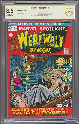 Buy Marvel Spotlight #4 CBCS 8.5 Signed Gerry Conway Werewolf By Night 1972 Marvel • 335.98£