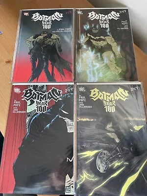 Buy DC Comics Batman Year 100 1-4 Complete Set Paul Pope • 4.99£