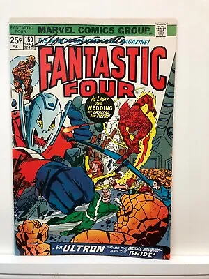 Buy Fantastic Four # 150   VERY FINE NEAR MINT    Sept. 1974   SIGNED By Joe Sinnott • 68.36£
