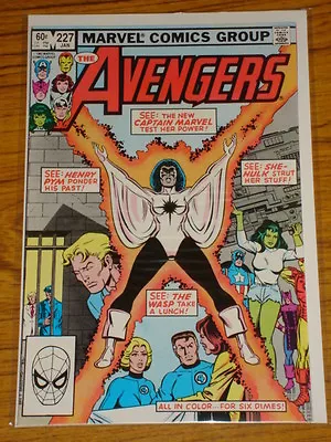 Buy Avengers #227 Vol1 Capt Marvel Joins Several Origins January 1983 • 39.99£