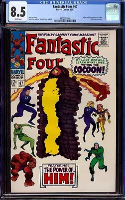 Buy Fantastic Four #67...CGC 8.5 VF+...Origin And First Appearance Of Him (Warlock) • 276.67£
