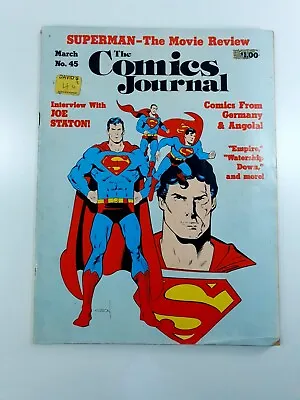 Buy The Comics Journal #45! Superman: The Movie Preview! March 1979 • 11.99£