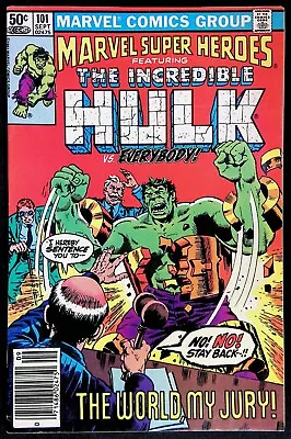 Buy Marvel Super-heroes Vol. 1 #101 ~ Newsstand ~ Fn/vf 1981 Comic ~ Herb Trimpe Art • 11.84£