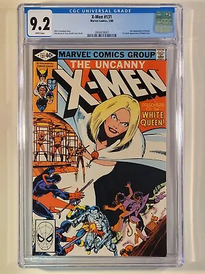Buy X-men #131 CGC 9.2 Wolverine 1980 Marvel Comics 1st Cover Emma Frost White Pages • 141.90£