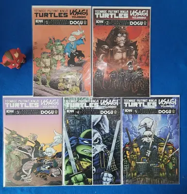 Buy Teenage Mutant Ninja Turtles Usagi Yojimbo Wherewhen 1-5 Complete Comic Set • 28.93£