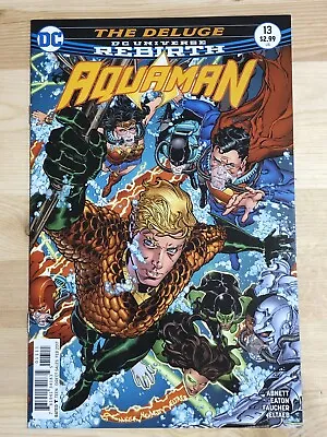Buy DC Comics - Aquaman - #13 - Feb 2017 - The Deluge Act Two - VF/NM • 2.36£