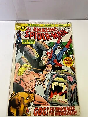 Buy 1971 Marvel AMAZING SPIDER-MAN #103 1st App GOG Ka-Zar Zabu Comic Book (c7) • 27.60£