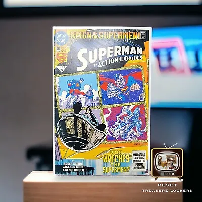 Buy Action Comics # 689 Comic Book KEY - Superman Resurrected, 1st Black Costume VTG • 7.99£