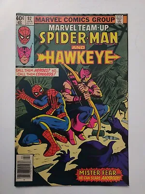 Buy Marvel Team-Up #92 Spider-Man & Hawkeye  Marvel Comics  **FREE SHIPPING** • 9.64£