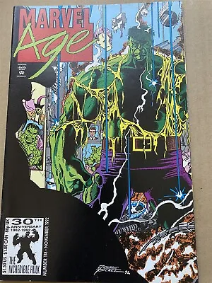 Buy MARVEL AGE #118 George Perez Hulk Marvel Comics 1992 VF • 1.99£