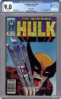 Buy Incredible Hulk #340N Newsstand Variant CGC 9.0 1988 4173102005 • 216.90£
