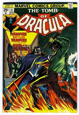 Buy THE TOMB OF DRACULA #21 In VF- A 1974 Marvel Bronze Age Horror Comic  BLADE App • 19.77£