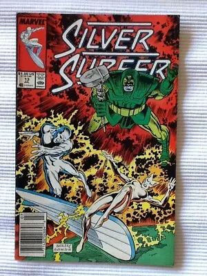 Buy US Marvel Comic  SILVER SURFER  #13 Vol.3 July 1988 Condition 2 • 4.26£