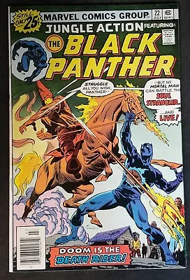 Buy Jungle Action #22 (06/1976) Marvel Comics Black Panther Vs Death Rider KKK • 30.82£