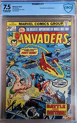 Buy INVADERS #1 CBCS 7.5 1’ST FIRST KEY ISSUE 1975 JOHN ROMITA COVER Not CGC PGX EGS • 83.64£