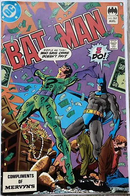 Buy Batman #362 (1983) MERVYN'S Promo 1989 Reprint VARIANT DC Comic FN RARE • 55.40£