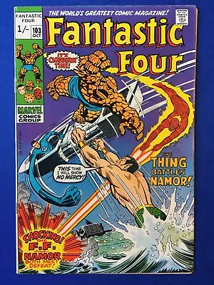 Buy Fantastic Four #103 FN/VFN (7.0) MARVEL ( Vol 1 1970) (C) • 25£