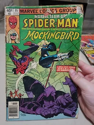 Buy Marvel Team-up #95 (1980)- 1st Appearance Of Mockingbird- Spider-man App- F • 18.06£