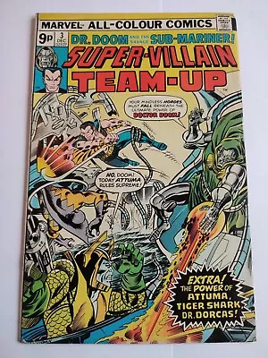 Buy Super-Villain Team-Up #3 - Marvel 1975 - Dr Doom Sub-Mariner • 7.99£