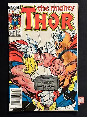 Buy Thor #338 Newsstand Variant 2nd Beta Ray Bill! 1st Stormbreaker! Marvel • 9.52£
