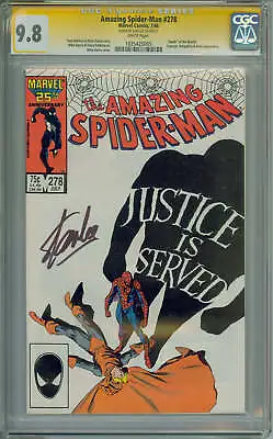 Buy Amazing Spider-Man 278 CGC 9.8 SS STAN LEE • 738.76£
