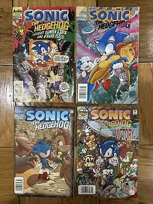 Buy Sonic The Hedgehog Archie Adventure Series Comic Book Lot #21 37 43 51 Newsstand • 28.09£
