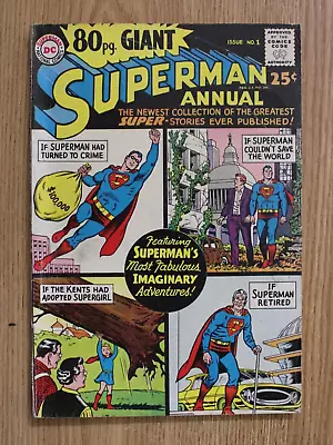 Buy Superman Annual #1 (DC, 1964) 80 Page Giant VG/F • 71.95£