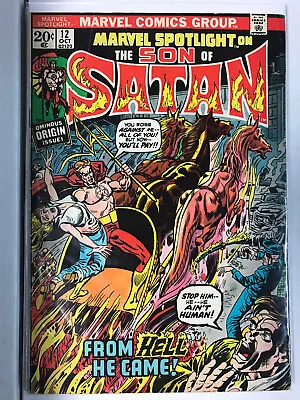 Buy Marvel Spotlight #12 1st Son Of Satan Daimon Hellstrom Mid Grade Bronze Age Key • 39.52£