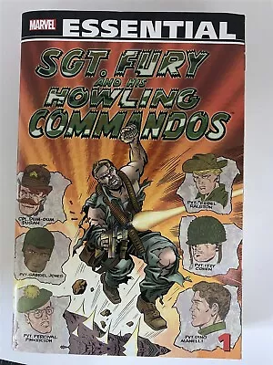 Buy ESSENTIAL SGT. FURY AND HIS HOWLING COMMANDOS Vol. 1 Marvel Comics TP TPB GN  • 24.95£