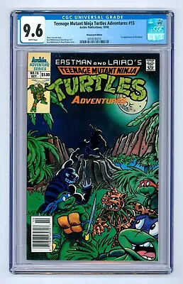 Buy Teenage Mutant Ninja Turtles Adventures #15 CGC 9.6 (1990) - Newsstand Edition • 54.60£