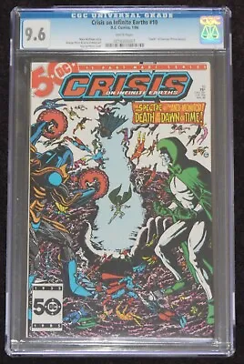 Buy Crisis On Infinite Earths 10, CGC 9.6 Jan 1986 George Perez, Marv Wolfman • 35.62£