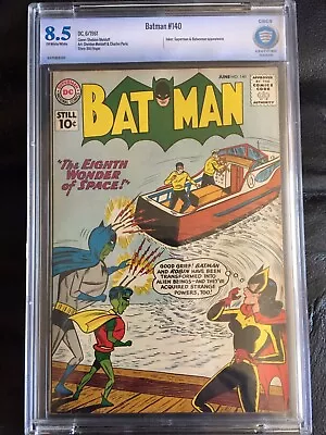 Buy BATMAN #140 CBC VF+ 8.5; OW-W; Batwoman Cvr; Joker Story, Superman App.! • 555.67£