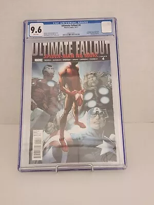 Buy Ultimate Fallout #4 CGC 9.6 Marvel Comics (2011) 1st Print 1st Miles Morales • 462.46£