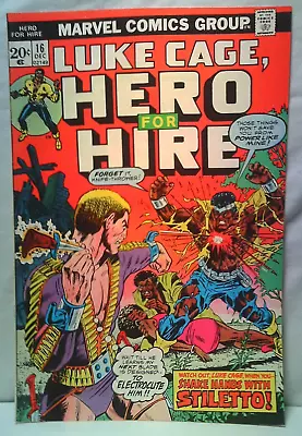Buy Luke Cage Hero For Hire Marvel Comics 16 7.0 • 3.66£