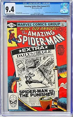 Buy Amazing Spider-Man Annual #15 CGC 9.4. Classic Frank Miller Cover!! • 55£